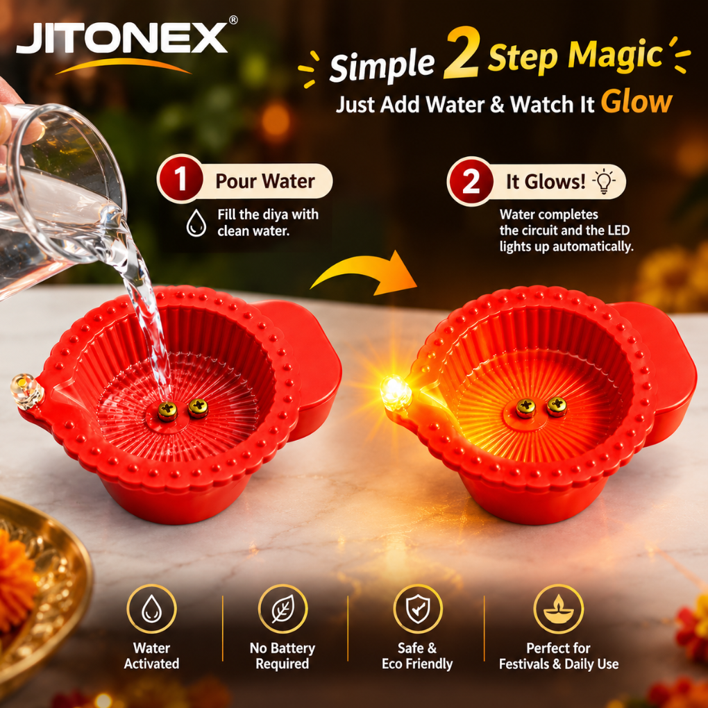 Water Sensor Diya in a festive setting